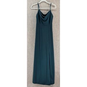 Birdy Grey Ash DressCrepe Emerald XS Slit Formal